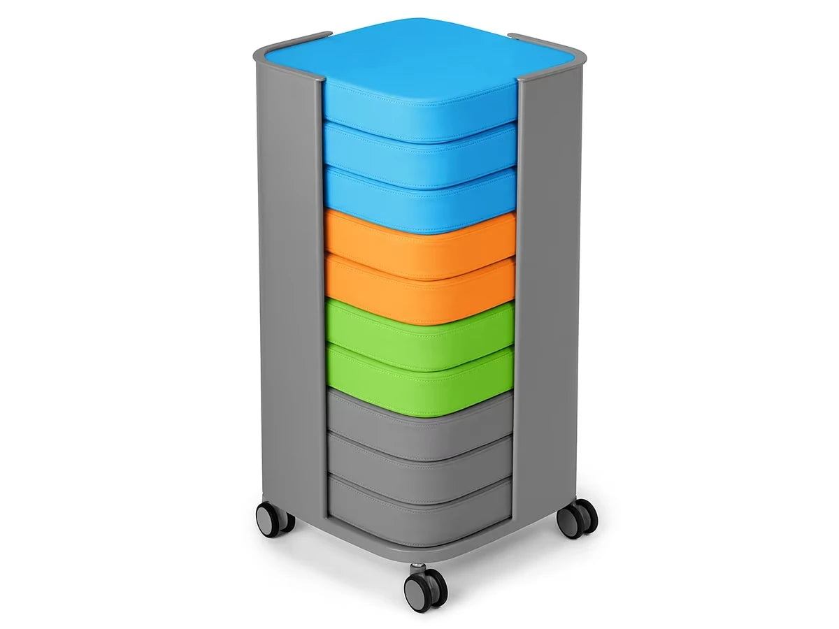 Flex-Space Premium Floor Cushion Storage Cart - US 2843