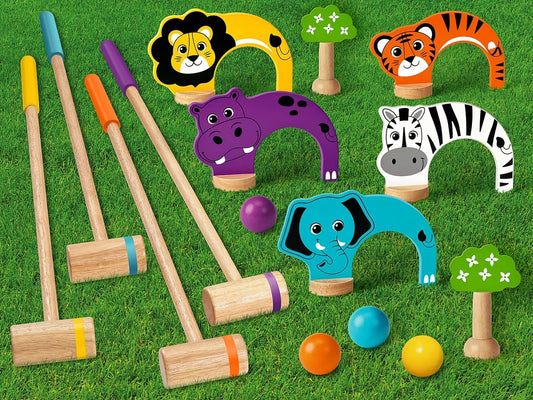 Indoor/Outdoor Kids’ Croquet Set - US 7611