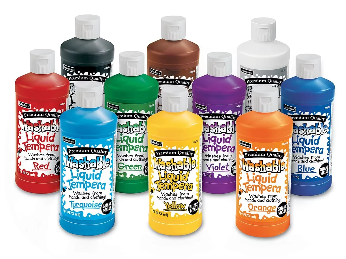 Lakeshore Fully Washable Liquid Tempera Paint - Pint - US 4839