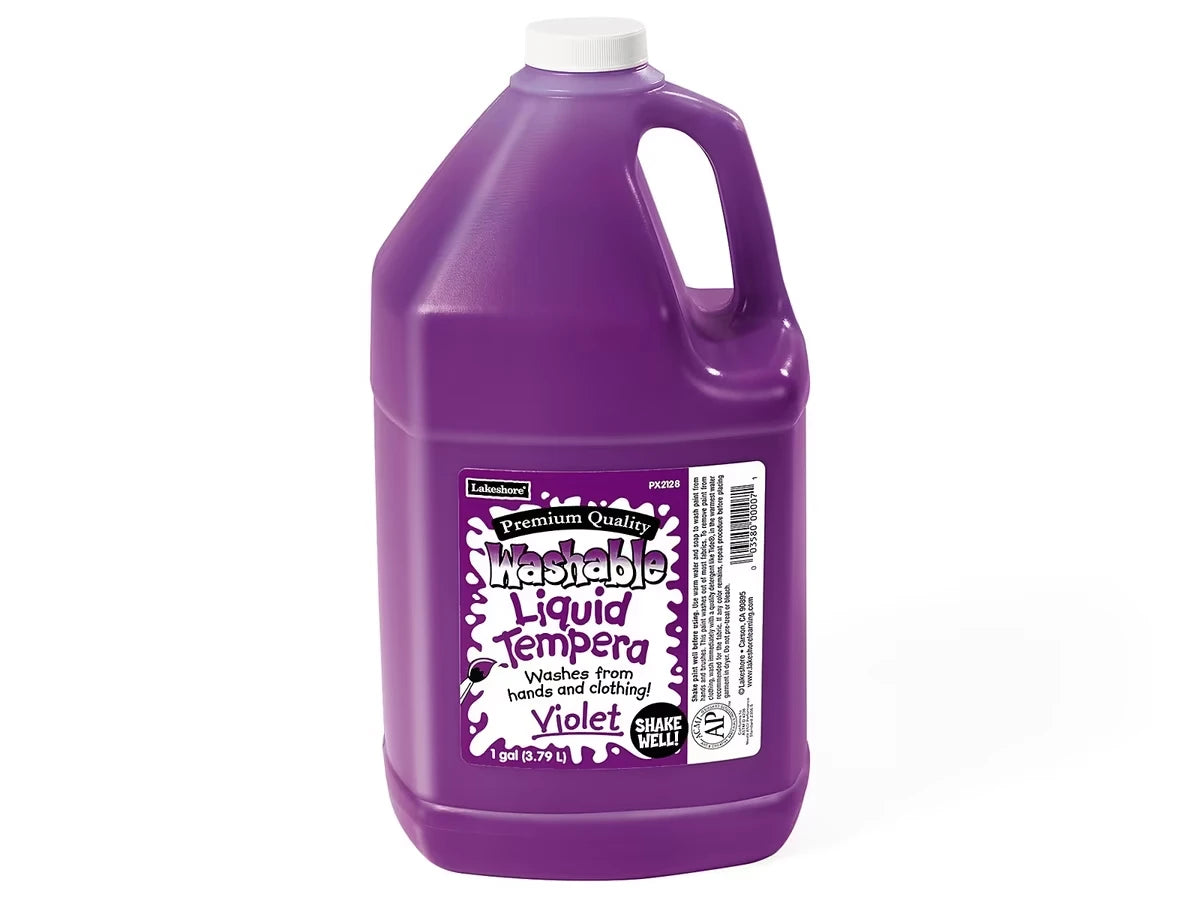 Lakeshore Fully Washable Liquid Tempera Paint - Gallon - US 1202