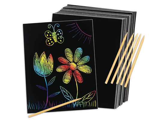 Rainbow Scratch Paper - US 9821