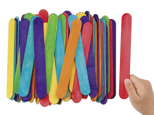 Jumbo Colored Craft Sticks - US 9746