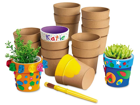Design-Your-Own Collage Pots - Set of 15 - US 4330