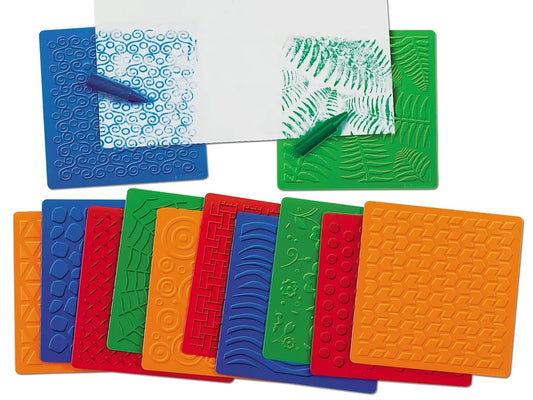 Textured Rubbing Plates - US 4453