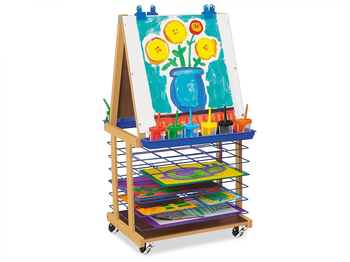 Space-Saver Mobile Art Center - US 5458