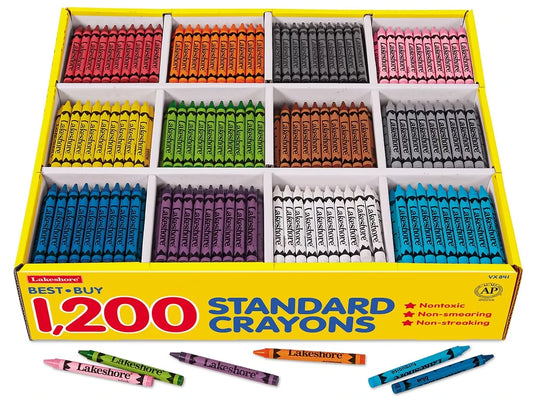 Best-Buy Standard Crayons - 12-Color Box - US 5851