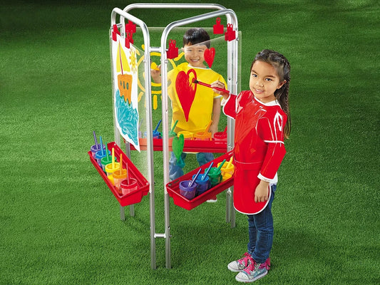 Indoor/Outdoor 3-Station Easel - US 3871