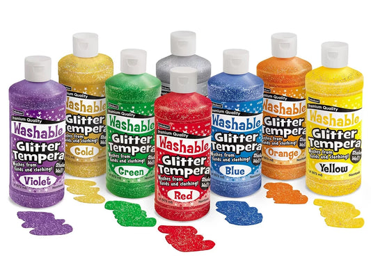 Washable Glitter Tempera Paint - Pint - US 7080