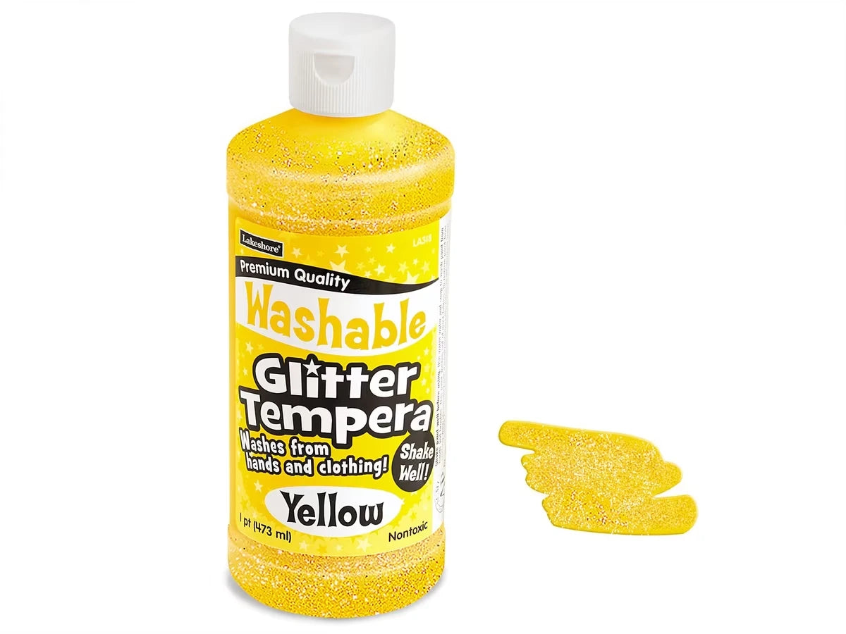 Washable Glitter Tempera Paint - Pint - US 7080