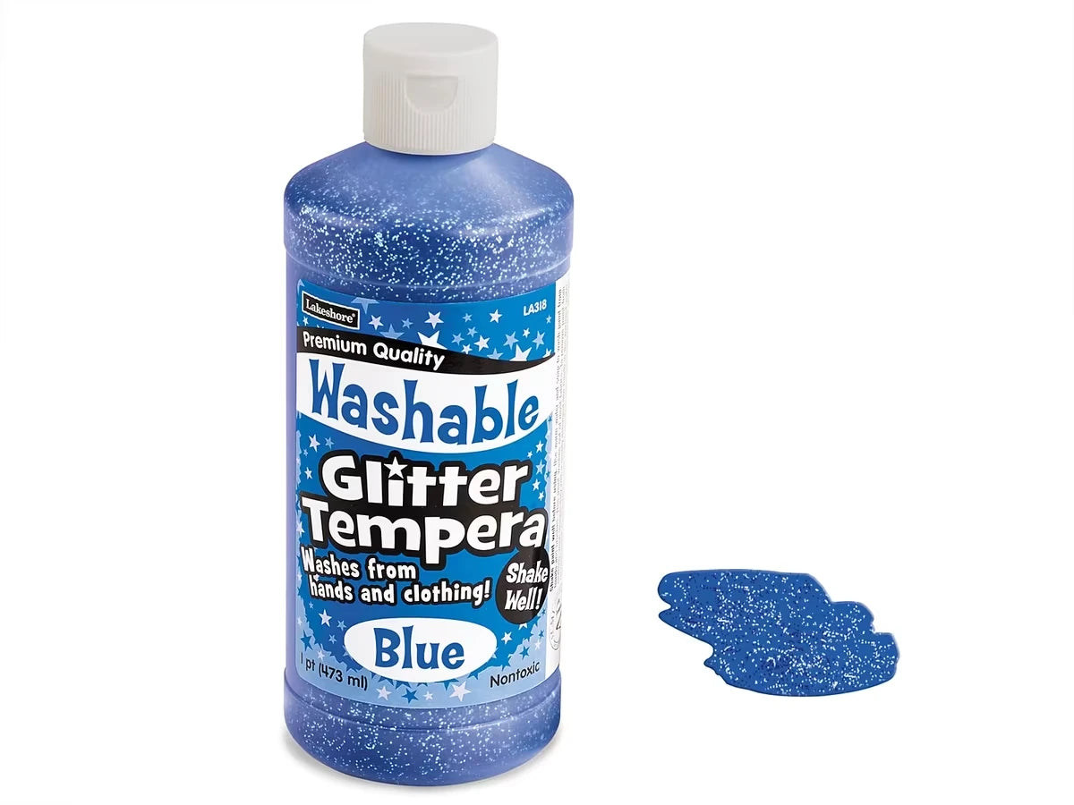 Washable Glitter Tempera Paint - Pint - US 7080