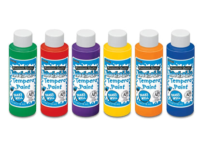 Lakeshore Fully Washable Liquid Tempera Paint - 4-Ounce Bottles - US 4941