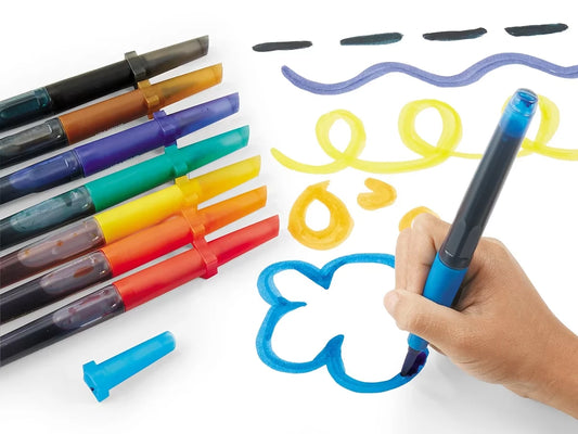 Washable Watercolor Brush Pens - Set of 8 - US 1450