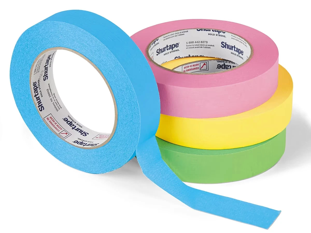 1" Craft Tape Pack - Pastel Colors - US 8676
