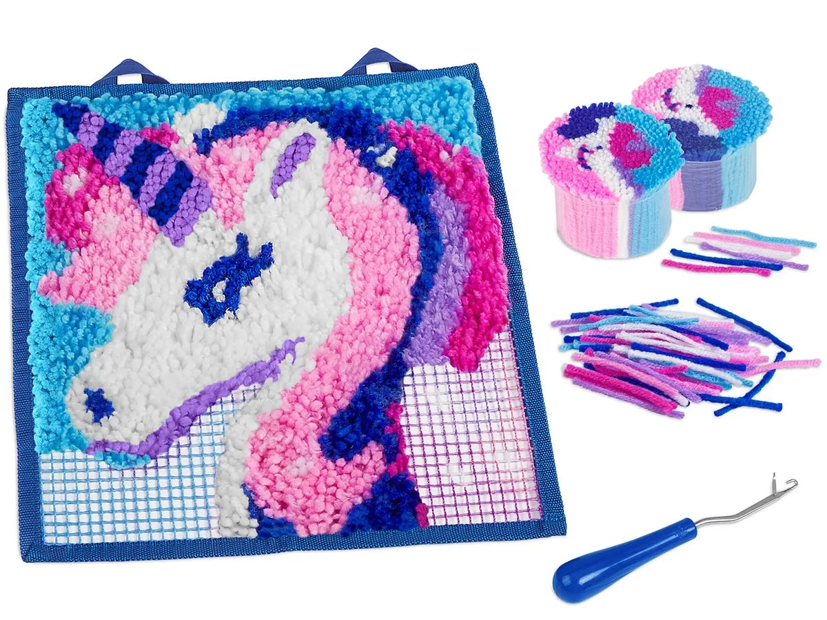 Unicorn Latch Hook Craft Kit - US 8670
