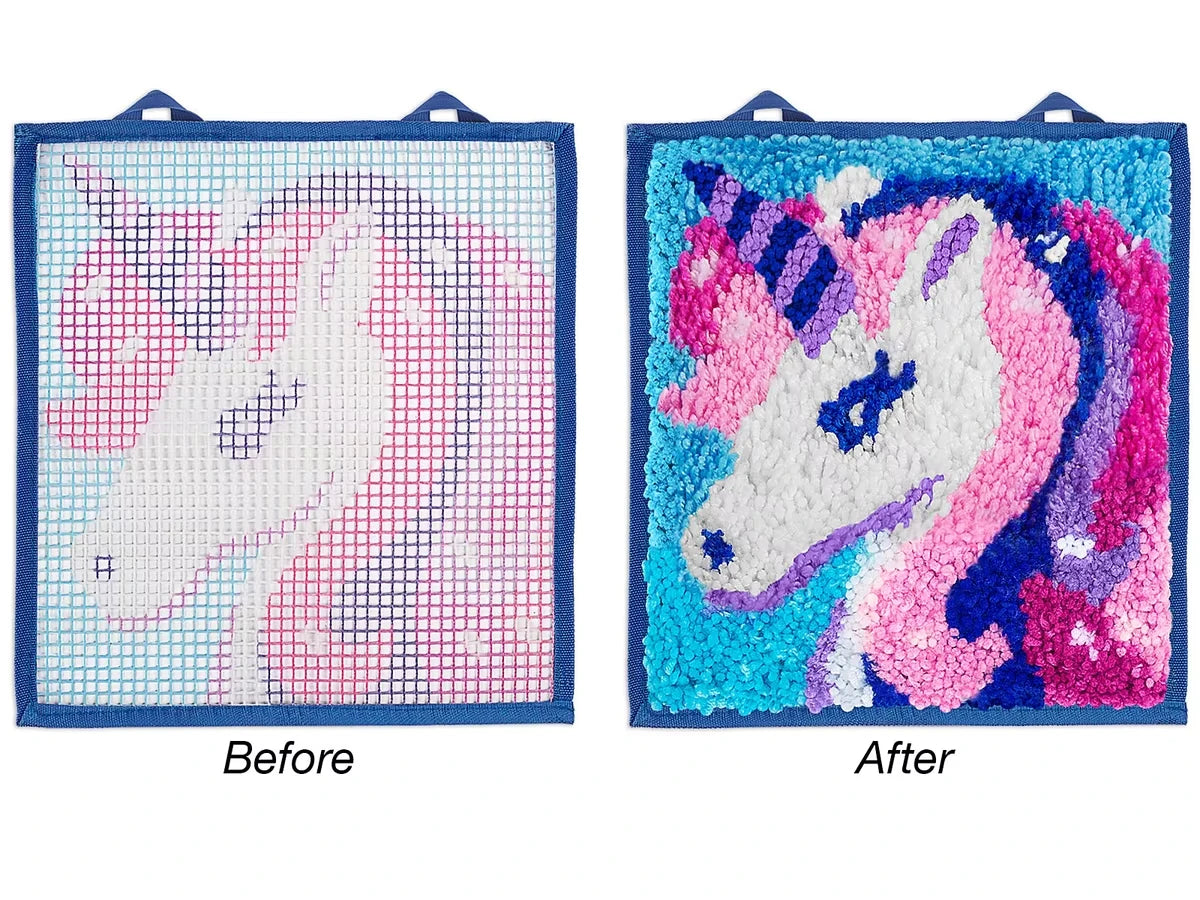 Unicorn Latch Hook Craft Kit - US 8670