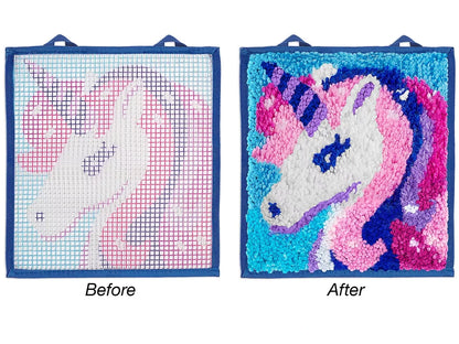 Unicorn Latch Hook Craft Kit - US 8670