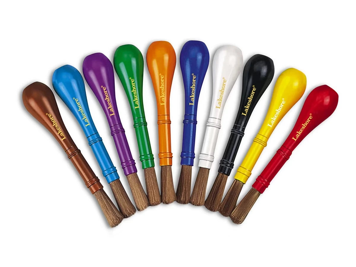 Heavy-Duty Chubby Brushes - Set of 10 - US 7447