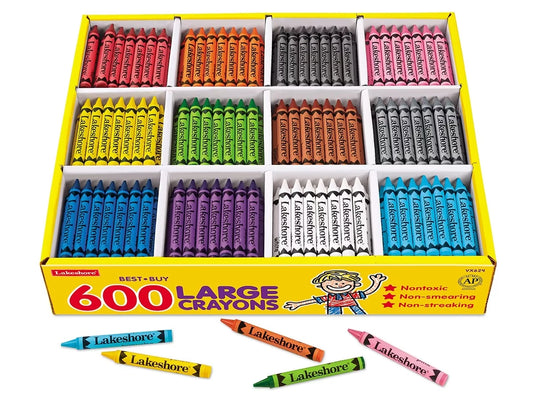 Best-Buy Large Crayons - 12-Color Box - US 5315