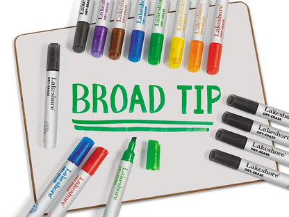 Write & Wipe Broad-Tip Markers - US 1255