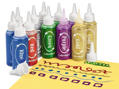 Glitter Glue Painters - Set of 12 - US 2117