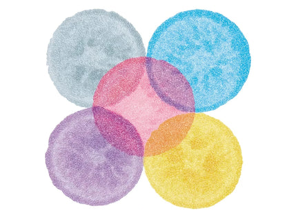 Shimmering Dot Art Painters - Set of 5 - US 6614