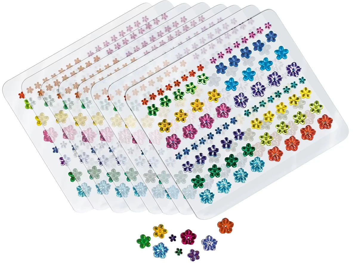 Peel & Stick Flower Rhinestones - US 3611