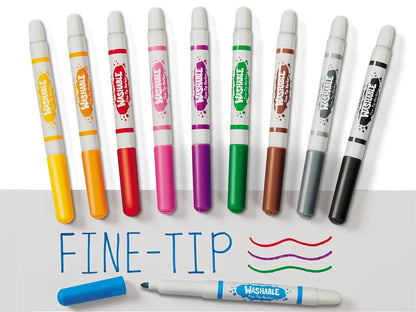 Best-Buy Washable Fine-Tip Markers - Student Pack - US 1003
