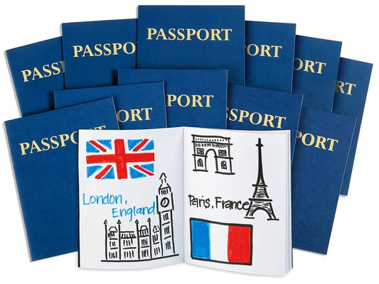 Design-Your-Own Passports - Set of 12 - US 3428