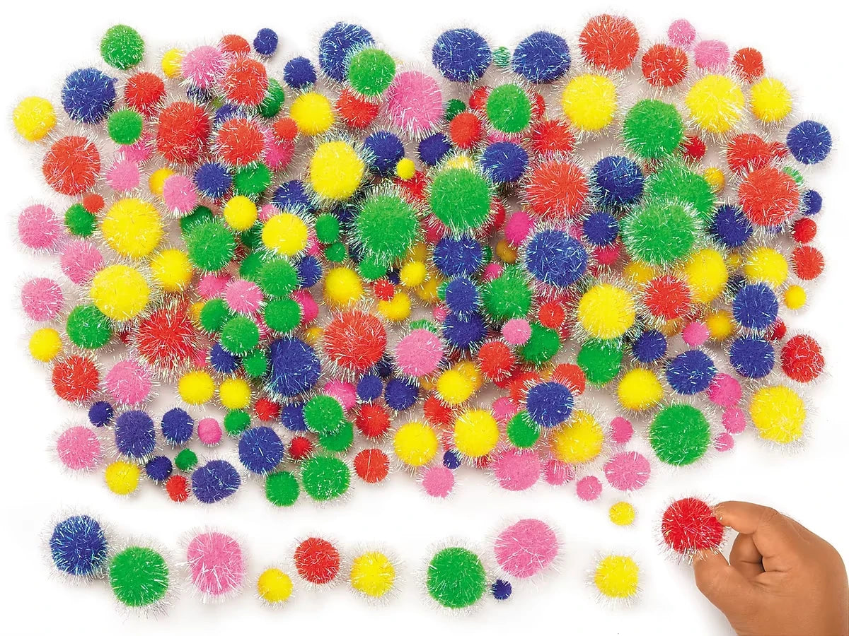Glitter Pom-Poms - US 7029