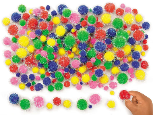 Glitter Pom-Poms - US 7029