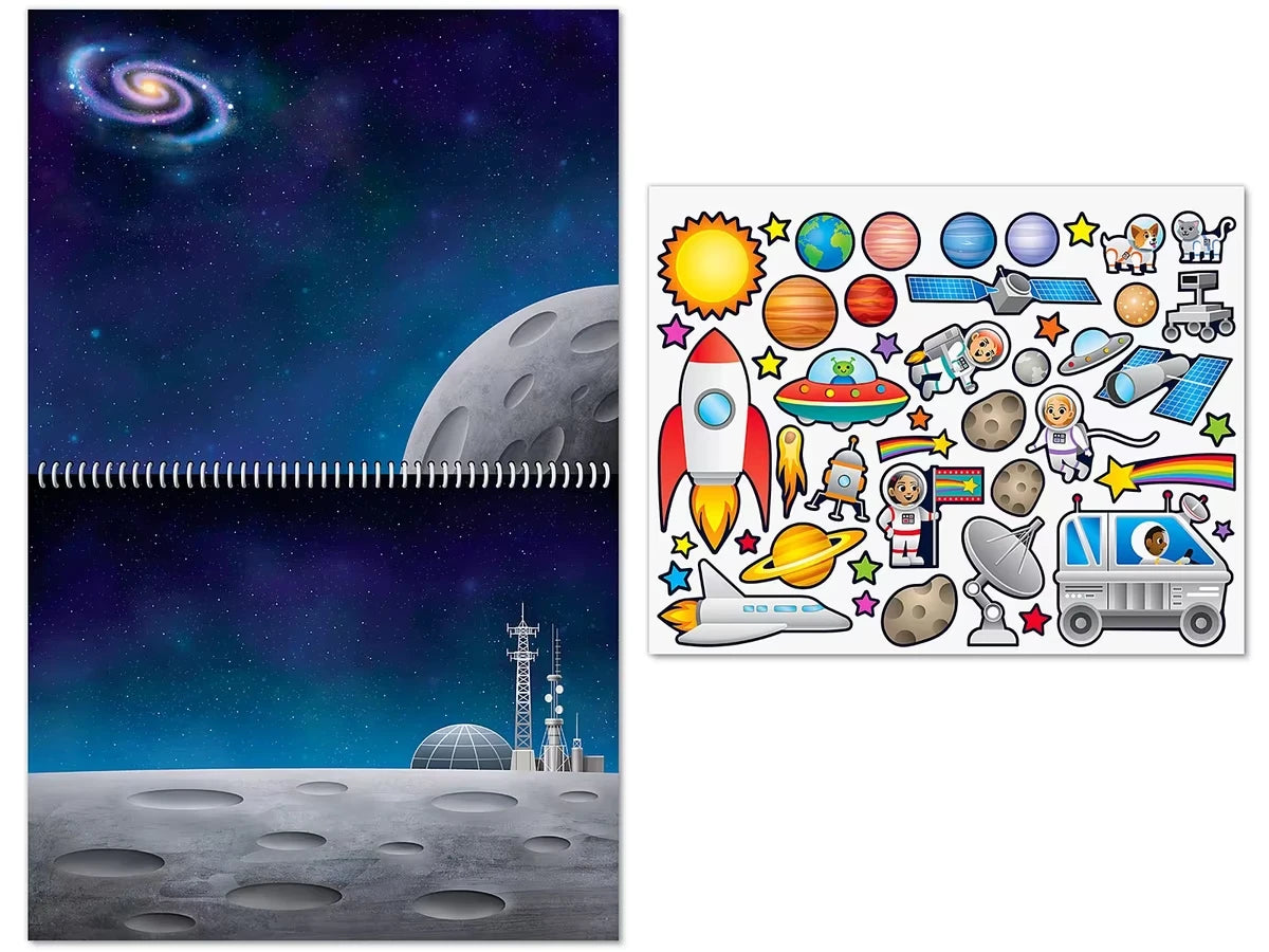 Amazing Adventures Reusable Sticker Pad - US 7142