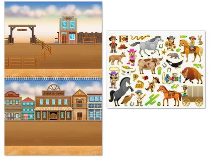 Amazing Adventures Reusable Sticker Pad - US 7142