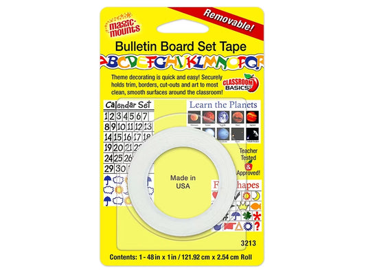 Removable Bulletin Board Set Tape - US 5181