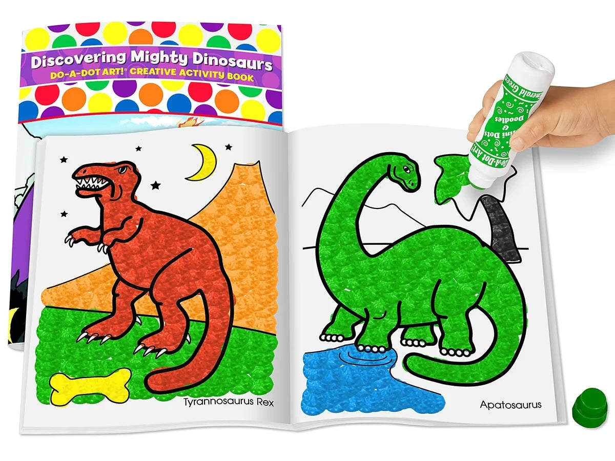 Do-A-Dot Art!® Discovering Mighty Dinosaurs Activity Book - US 2950