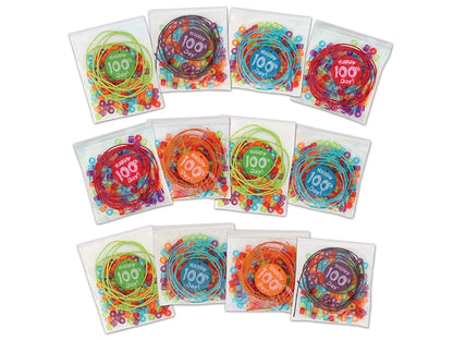 100th Day of School Bead Kits - Set of 12 - US 3404