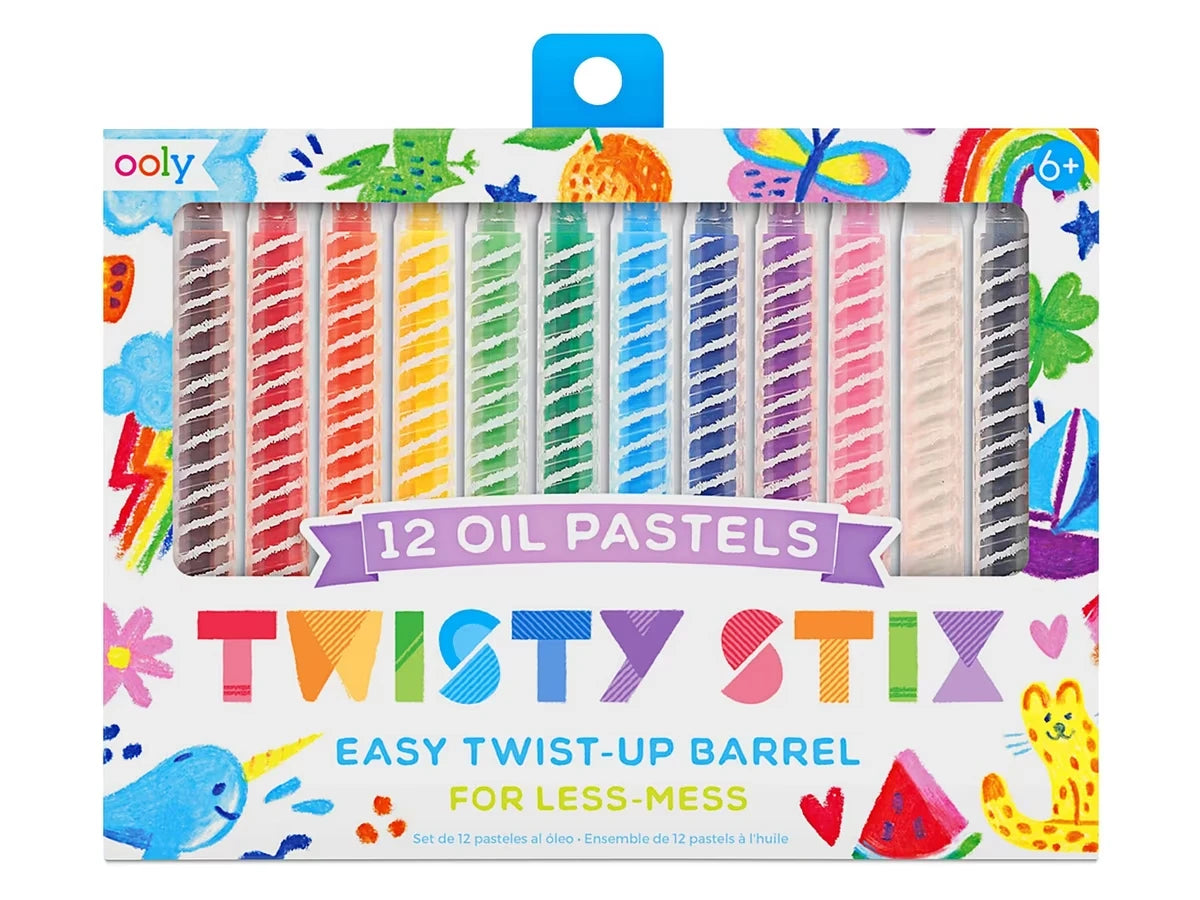 Twisty Stix Oil Pastels - Set of 12 - US 3465