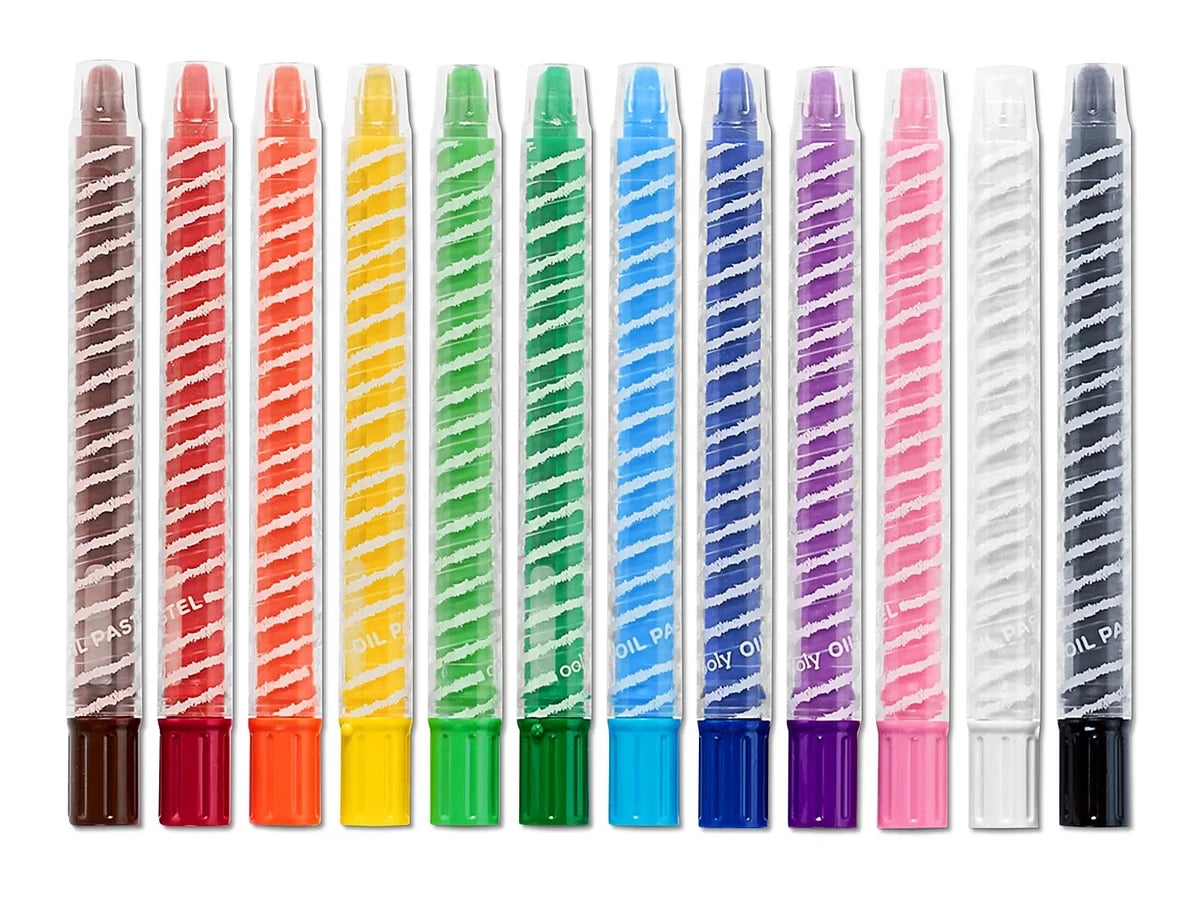 Twisty Stix Oil Pastels - Set of 12 - US 3465