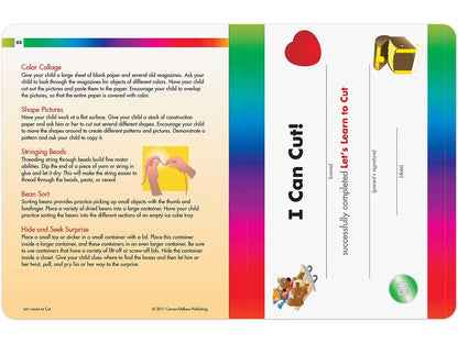 Spectrum® Let’s Learn to Cut Workbook - US 6526