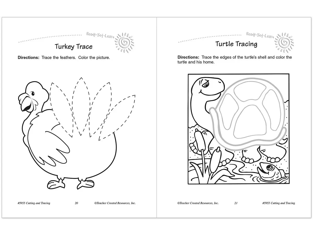 Cutting & Tracing Activity Book - US 5143