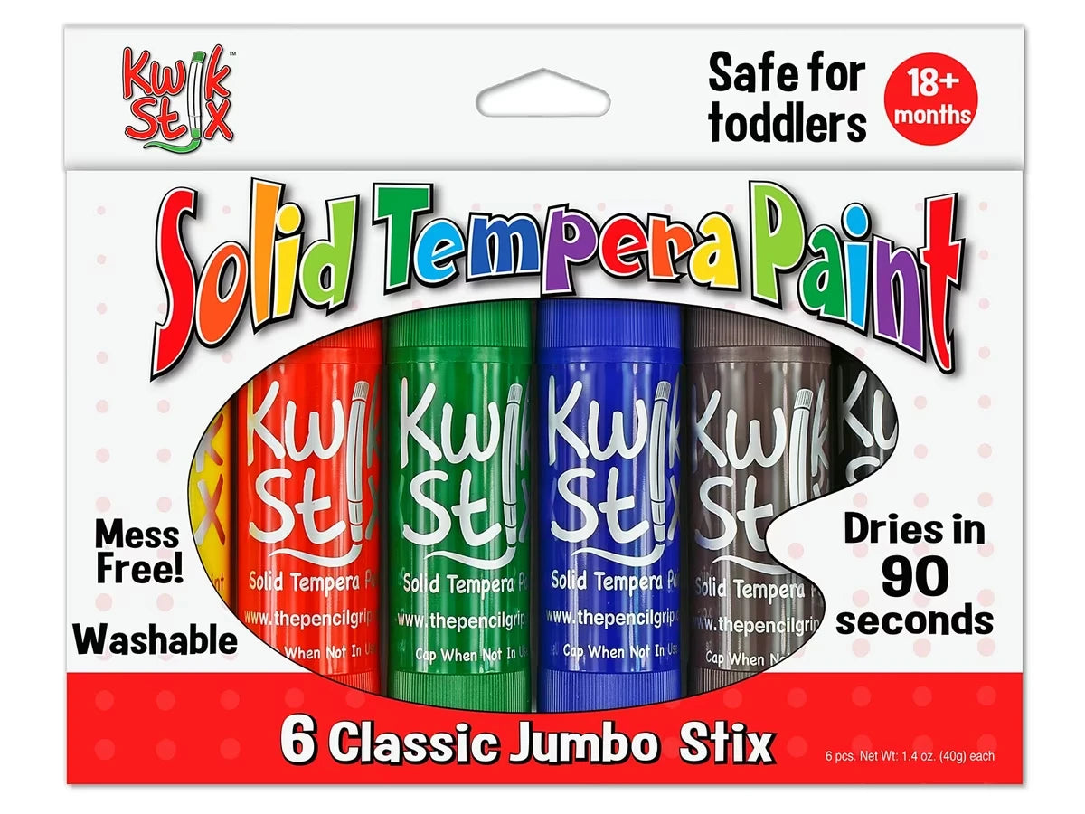 Kwik Stix™ Jumbo Tempera Painters - Set of 6 - US 7041