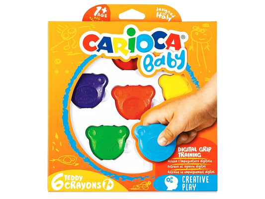 Teddy Crayons - Set of 6 - US 6330