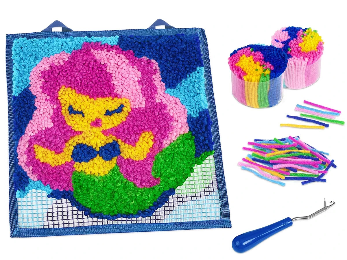Mermaid Latch Hook Craft Kit - US 5601