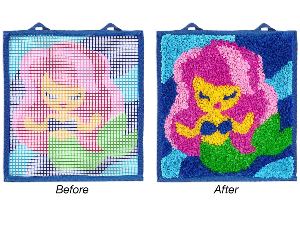 Mermaid Latch Hook Craft Kit - US 5601