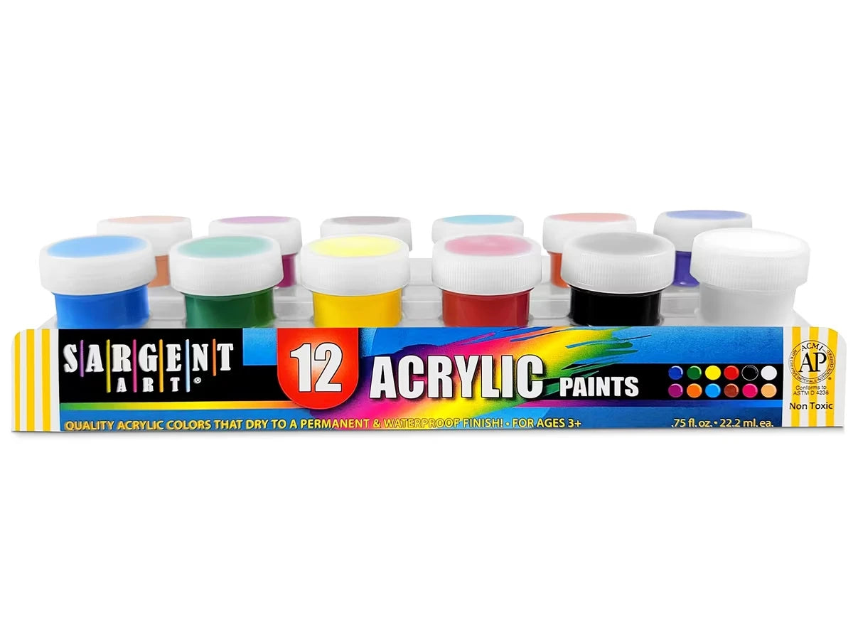 Acrylic Paint - Set of 12 - US 2132