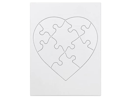 Design-Your-Own Heart Puzzles - Set of 24 - US 7980