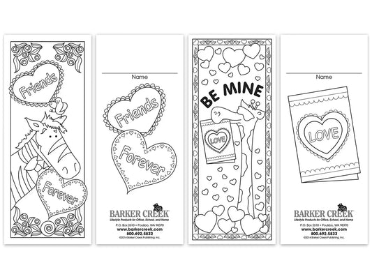 Design-Your-Own Valentine’s Day Bookmarks - US 3969
