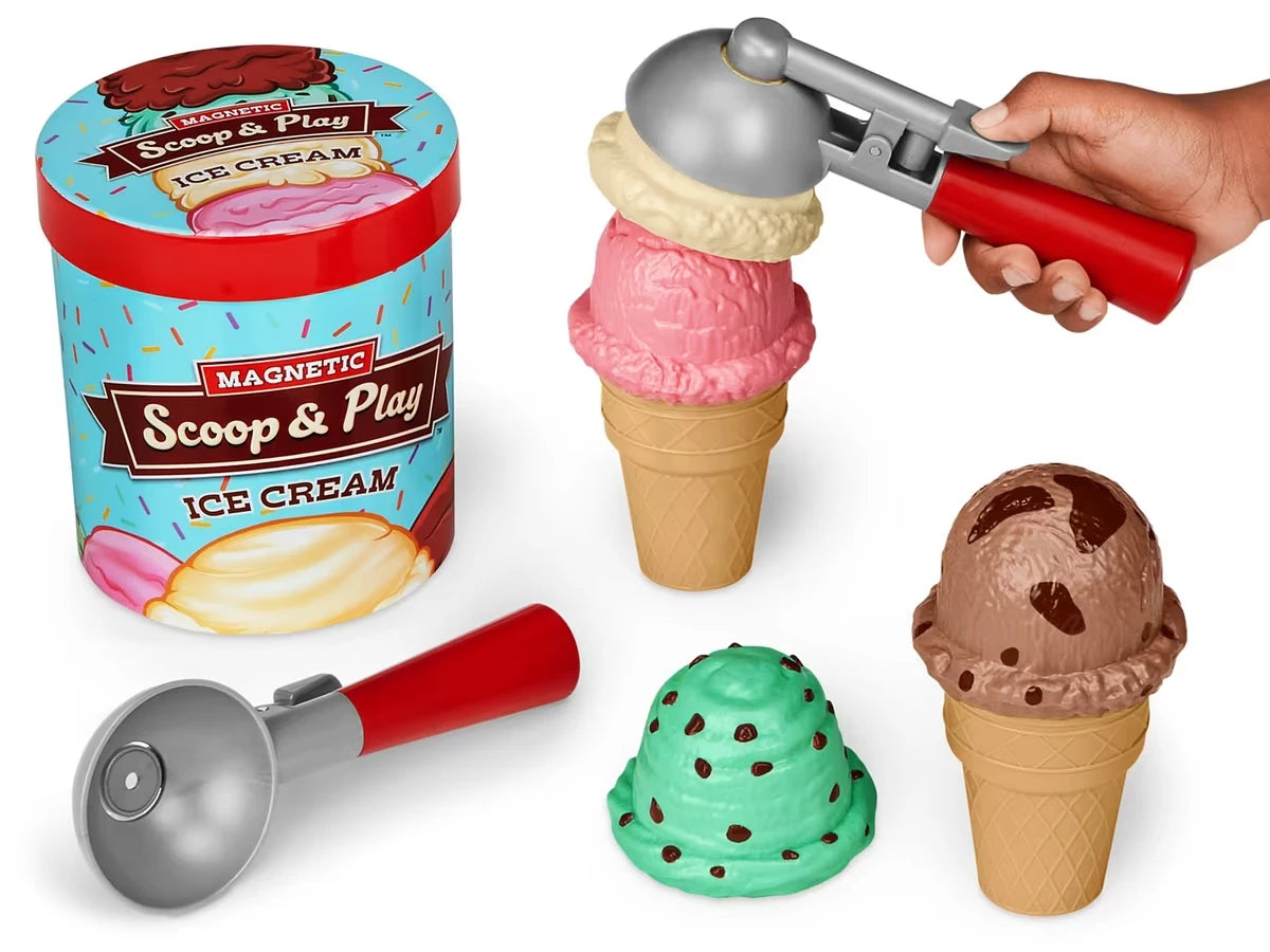 Magnetic Scoop & Play Ice Cream Set - US 9240
