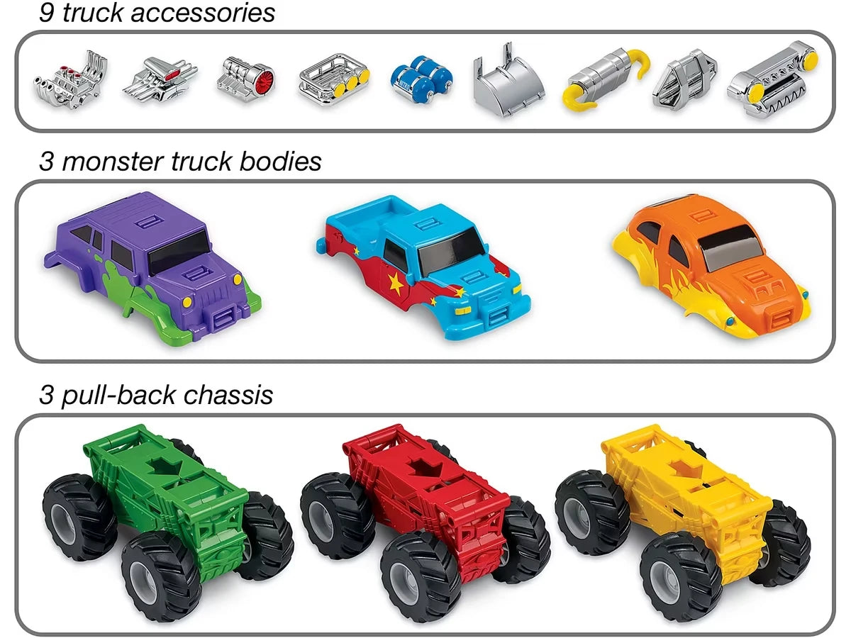 Snap & Design Monster Trucks - US 3966