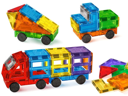 Magnetic Wonder Tiles® - Vehicle Builder - US 8033