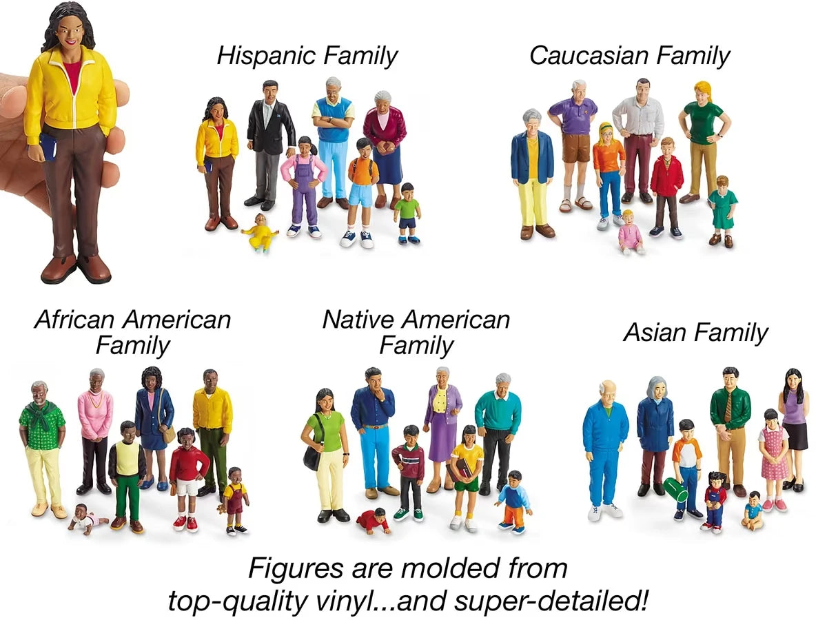 Lakeshore Block Play People - Complete Set - US 5785